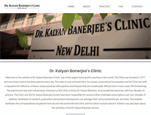 Tablet Screenshot of drkbanerjee.com
